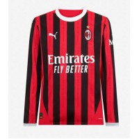 Maglie da calcio AC Milan Prima Maglia 2024-25 Manica Lunga